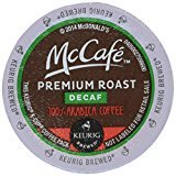McCafe Premium Roast Decaf Coffee, Single Serve Keurig K-Cup Pods, Decaffeinated, 96 Count (4 Packs of 24)