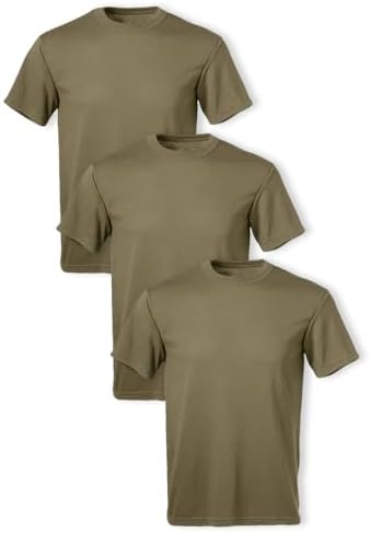 Soffe Men's 3 Pack - USA Poly/Cotton Military Tee