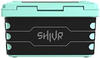 Wet Sounds Stealth SHIVR-55-SFM Seafoam Audio Cooler Speaker Bundle | Seafoam high-output audio cooler speaker system with full Gator Step kit in