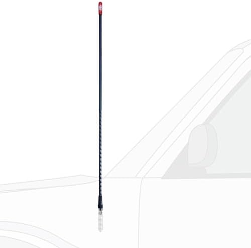 2` Foot Fiberglass - Black CB Radio Antenna