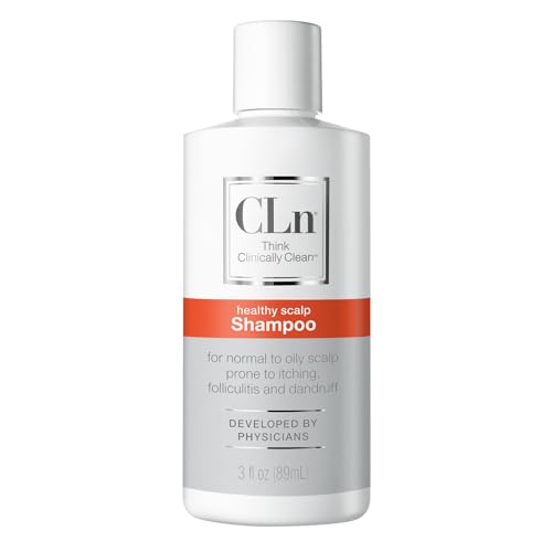 CLn® Shampoo - Clarifying Formula with Salicylic Acid, For Normal to Oily Scalp Prone to Folliculitis, Dandruff, Itchy & Flaky Scalp, Fragrance-Free & Paraben-Free, 8 fl. oz.