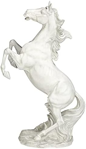 Design Toscano JE111291 Majestic Mustang Horse Statue,ancient ivory