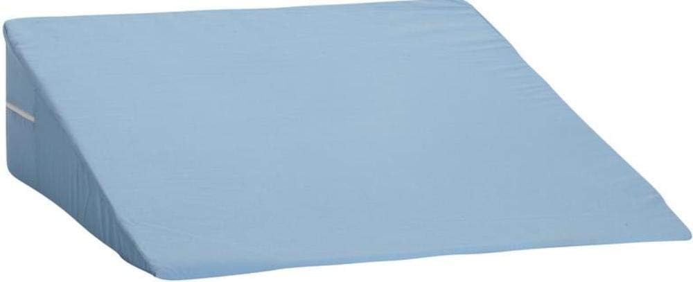 DMI Bed Wedge Pillow and Triangle Wedge with Elevated Incline for Neck Pain, Headaches, Shoulders, Back Pain, Foot Support, Knee Pain or Restless Leg Syndrome, 24x24x12 inches, White (Pack of 1)