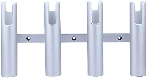 Aluminium Wall-Mounted Fishing Rod Holder for Boat, Garage & Marine - Holds Rods & Poles