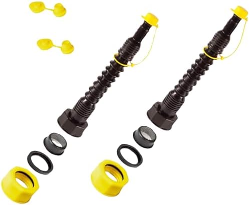 EZ-POUR® Standard Replacement Spout & Vent Kit, Multi-Purpose Spout, 1 Pk | Flexible Standard Spout Fits 1-3/4 in Openings. Includes Vent. For Older Utility Cans, Water Jugs & Containers.