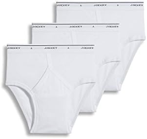 Jockey Classic Low Rise Brief- 3 Pack - 100% Cotton Underwear for Men