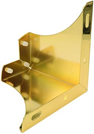 Bitray Metal Sofa Leg 2 Inch Height L Shape Furniture Leg Gold Sofa Legs Table Cabinet Cupboard Couch Leg Furniture Feet Replacement - 4pcs