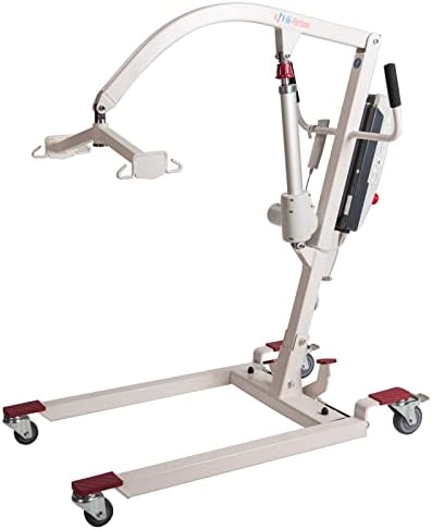 Patient Lift Electric Unfoldable Hydraulic Body Transfer for Home Use Seniors Easy-Assembly, Battery-Powered