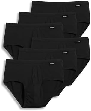 Jockey Elance Poco Brief- 6 Pack - 100% Cotton Underwear for Men