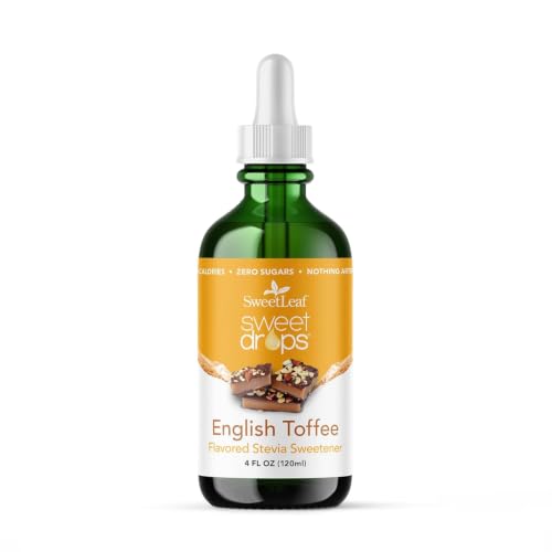 SweetLeaf Stevia Drops Liquid Sweetener, SteviaClear - 4 Fl Oz, Pack of 2 | Unflavored Sweet Drops, Organic Stevia Leaf Extract, Zero Calorie, No Erythritol, Sugar Substitute, With Dropper