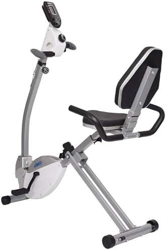 Stamina Recumbent Exercise Bike with Arm Workout - Fitness Bike with Smart Workout App - Recumbent Exercise Bike for Home Workout - Up to 250 lbs