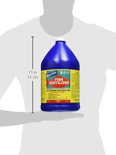 7128 Fish Emulsion 5-1-1 Fertilizer, 1-Gallon