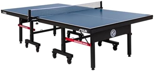 STIGA Advantage Series Indoor Ping Pong Table, Foldable Table Tennis Table - 13, 15, 18, and 25mm Tabletops - Quickplay 10 Minute Assembly - Playback Mode - Recreational- to Tournament-Level