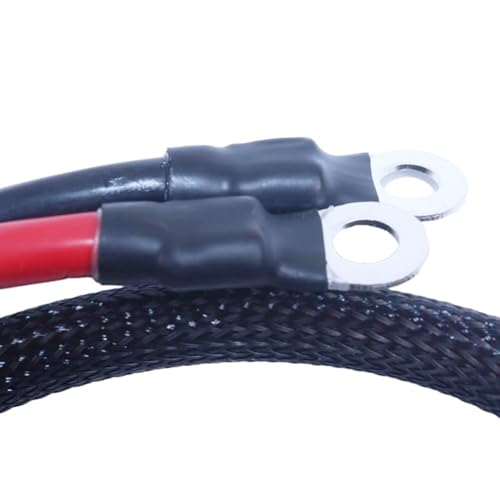 JZGRDN 2Pin Battery Cable Harness Plow Side 21294 8245 with Plug Cover | Compatible with Western Fisher Snow Plows