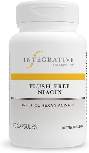Integrative Therapeutics Flush-Free Niacin - Cellular Energy Support* - Helps Convert Food to Energy* - Vegan