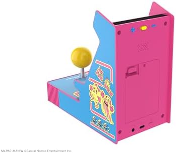 My Arcade Ms. Pac-Man Joystick Player: Retro Arcade Classics, 3.5" Screen | Handheld Games, Birthday Gifts for Kids and Adults, Collectibles