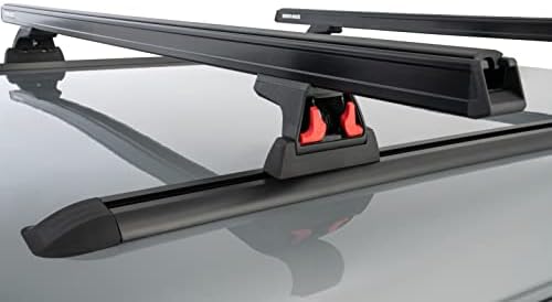 Rhino Rack Cap/Topper/Canopy Complete Roof Rack Kit with Quick Release Legs, Bars, Some Kits Included 65" Tracks