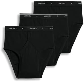 Jockey Classic Low Rise Brief- 3 Pack - 100% Cotton Underwear for Men