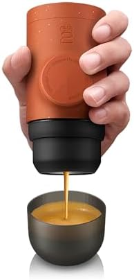 Wacaco Minipresso GR, Portable Espresso Machine, Compatible Ground Coffee, Hand Coffee Maker, Travel Gadgets, Manually Operated, Perfect for Camping, Hiking
