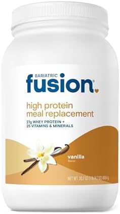 Bariatric Fusion Cappucino Meal Replacement 27g Protein Powder, 21 Serving Tub for Bariatric Surgery Patients Including Gastric Bypass and Sleeve Gastrectomy - No Gluten, Aspartame or Sugar