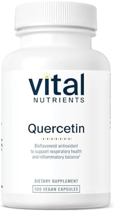 Vital Nutrients Quercetin - Vegan Quercetin Supplement with Bioflavonoids for Sinus, Respiratory, Heart, & Immune Function Support - Gluten, Dairy, Soy Free - 500mg - 100 Capsules
