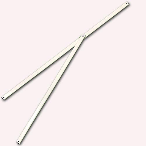 Quest Q64 10' x 10' Slant Leg Instant Up Canopy 2 Peak Truss Bars Replacement Parts Repair (White)