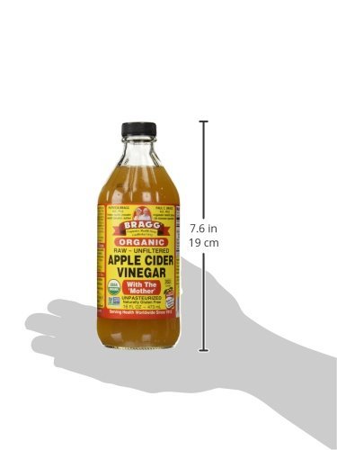 Bragg Apple Cider Vinegar - Organic - Raw - Unfiltered - 16 oz - 1 each (Pack of 6)