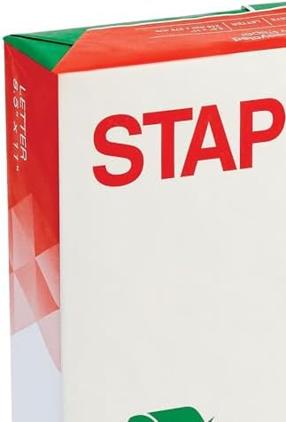 Staples 30% Recycled 8.5-Inch X 11-Inch Copy Paper 20 Lbs 92 Brightness 500/Ream, For Office, School & Home