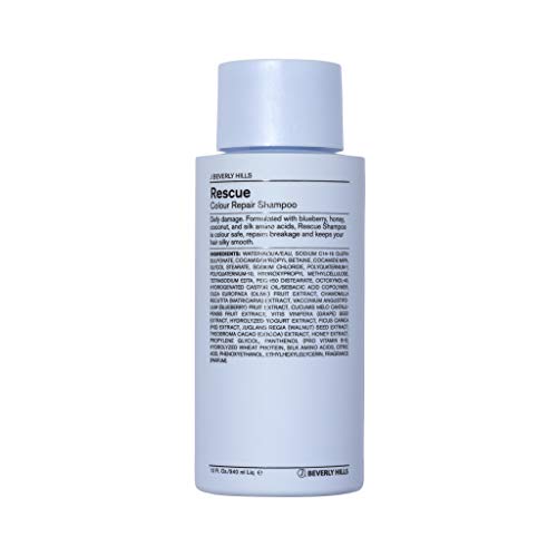 J Beverly Hills Blue Rescue Colour Repair Shampoo with Honey Extract for Hair Shine, (3 Oz, 12 Oz, 32 Oz)