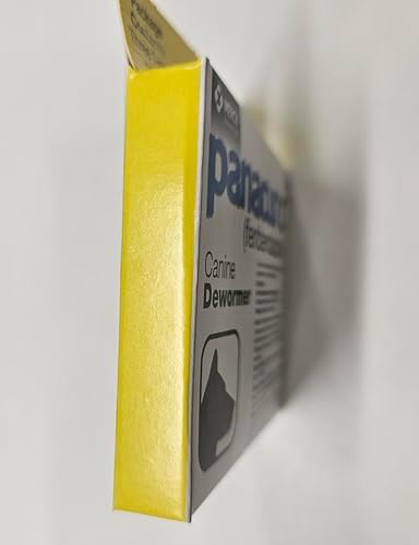 Panacur C Canine Dewormer (Fenbendazole), 1 Gram, Yellow, 3 Count (Pack of 1)