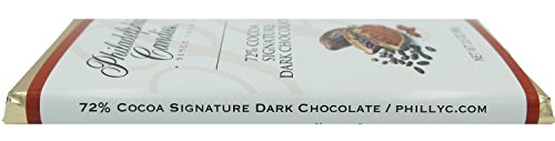 Philadelphia Candies Signature Dark Chocolate For Wine 72% Cocoa, 3.5-Ounce Package