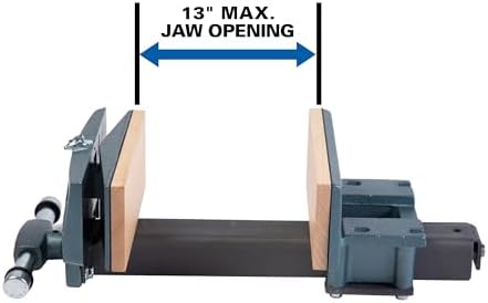 Wilton Woodworking Vise, 4" x 10" Pivot Jaw, 13" Jaw Opening (Model 79A)
