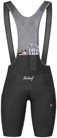baleaf Mens 4D Padded Cycling Bib Shorts Bicycle Biking Bibs