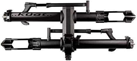 Kuat NV Base 2.0 Hitch-Mounted 2-Bike Rack | Mountain, Road, Gravel Bike, or E-Bike Compatible, No-Tool Install, Pivot System, All-Metal Robust Construction