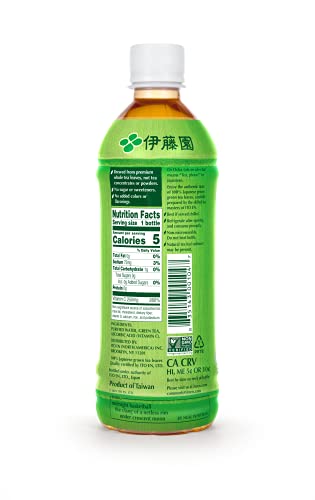 Ito En, Tea Green Japanese Oi Ocha Unsweetened, 16.9 Fl Oz