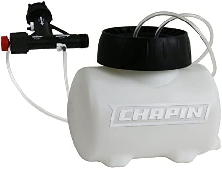 Chapin 4710 1-Gallon HydroFeed in-Line Fertilizing Injection System for Sprinklers and Direct Hose Use, 1-Pack, Translucent White