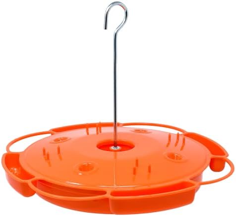 Ultimate Oriole Feeder, Nectar Jelly Fruit and Mealworm Station | Multi-Food Oriole Feeder; Nectar Jelly Fruit; Mealworm Station; Bright Orange