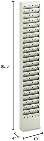 Safco 4321BL Steel Magazine Rack, 11 Pockets - Durable Wall Mounted Black Steel Construction with Optional Base - Perfect Office or School Resource Solution