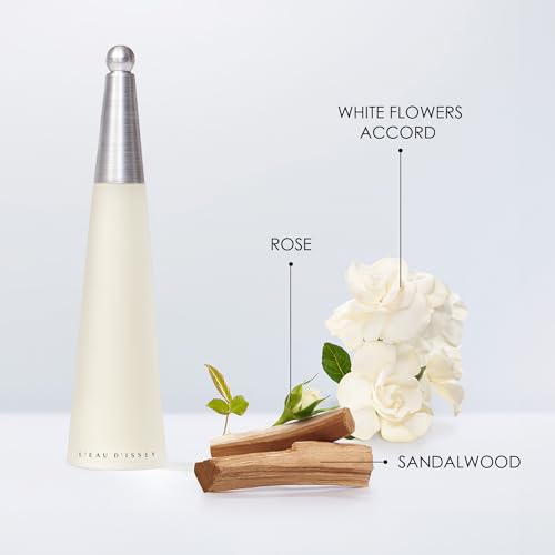 Issey Miyake L'Eau d'Issey Eau de Toilette - Fragrance for Women - Floral & Aquatic, Inspired by the Purity of Water - With Notes of White Flowers, Lotus Rose Accord & Precious Woods Accord