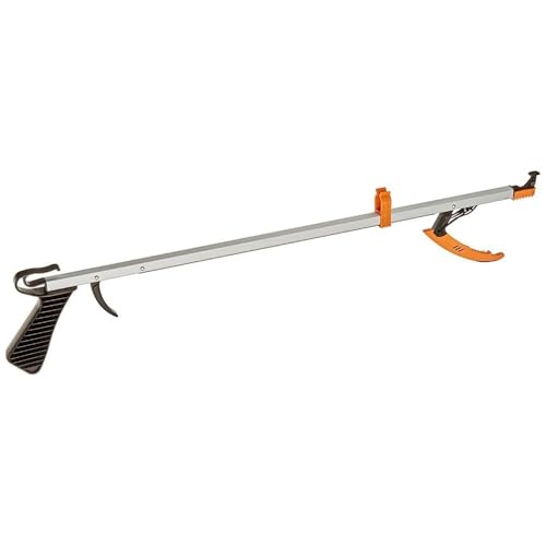 Sammons Preston Easireach II Reacher, 15" Magnetic Grabber Tool for Seniors | Lightweight grabber reacher tool with magnetic tip, ergonomic grip and claw jaw, a reaching aid for seniors