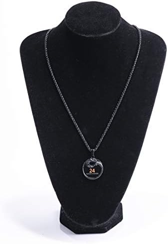 Black Mamba Memorial Pendant - Basketball Star Snake Necklace for Men & Women, Mamba Forever Tribute Jewelry