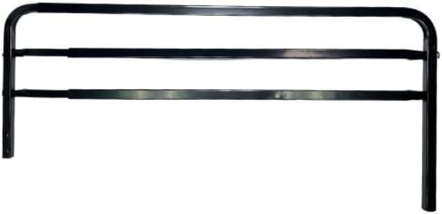 Cardinal Gates MG25 Duragate Baby and Pet Gate, 26.5-41.5 in, Black | Steel hardware-mounted gate for children and pets. One-hand latch, two-way swing, and angle-capable installation.