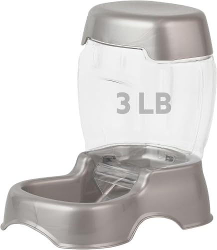 Petmate Pet Cafe Feeder Dog and Cat Feeder Pearl Tan, 12 lb, Made in USA