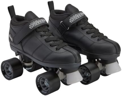 Chicago Skates Bullet Speed Roller Skates – Adjustable Quad Roller Skates Women Men, Durable Skates, Top Performance with Front Stopper, 62mm Urethane Wheels, Low-Cut Ankle Boot, Indoor Outdoor Toys