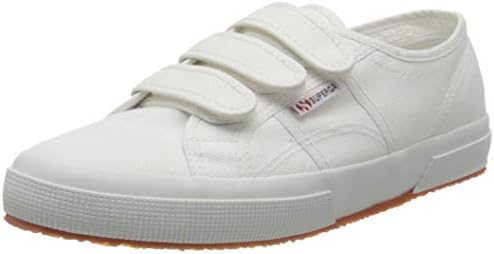 Superga Unisex 2750 Cot3strapu Cotton Canvas Sneakers with Touch Strap Fastening