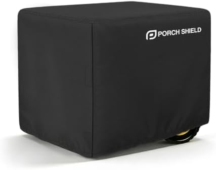 Porch Shield Waterproof Universal Generator Cover 32 x 24 x 24 inch - for Most Generators 5000-10000 Watt, Black