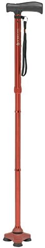 HurryCane Freedom Edition Foldable Walking Cane with T Handle