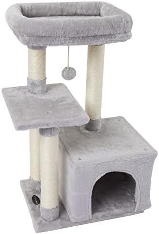 Cute Cat Tree Kitten Cat Tower Condo Cat Furniture Sisal Scratching Posts G