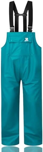 RainRider Rain Pants for Men Women Waterproof Rain Gear Bib Overalls Trousers for Fishing Hunting