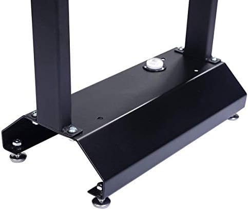 GOFLAME Motorcycle Bike Rim Tire Wheel Balancing and Truing Stand Spin Static, 16”×8 3/5”×20”, Black